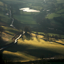 Garth Heads, Boredale, Shafts of light striking Lake District valley, Cumbria