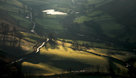 Garth Heads, Boredale, Shafts of light striking Lake District valley